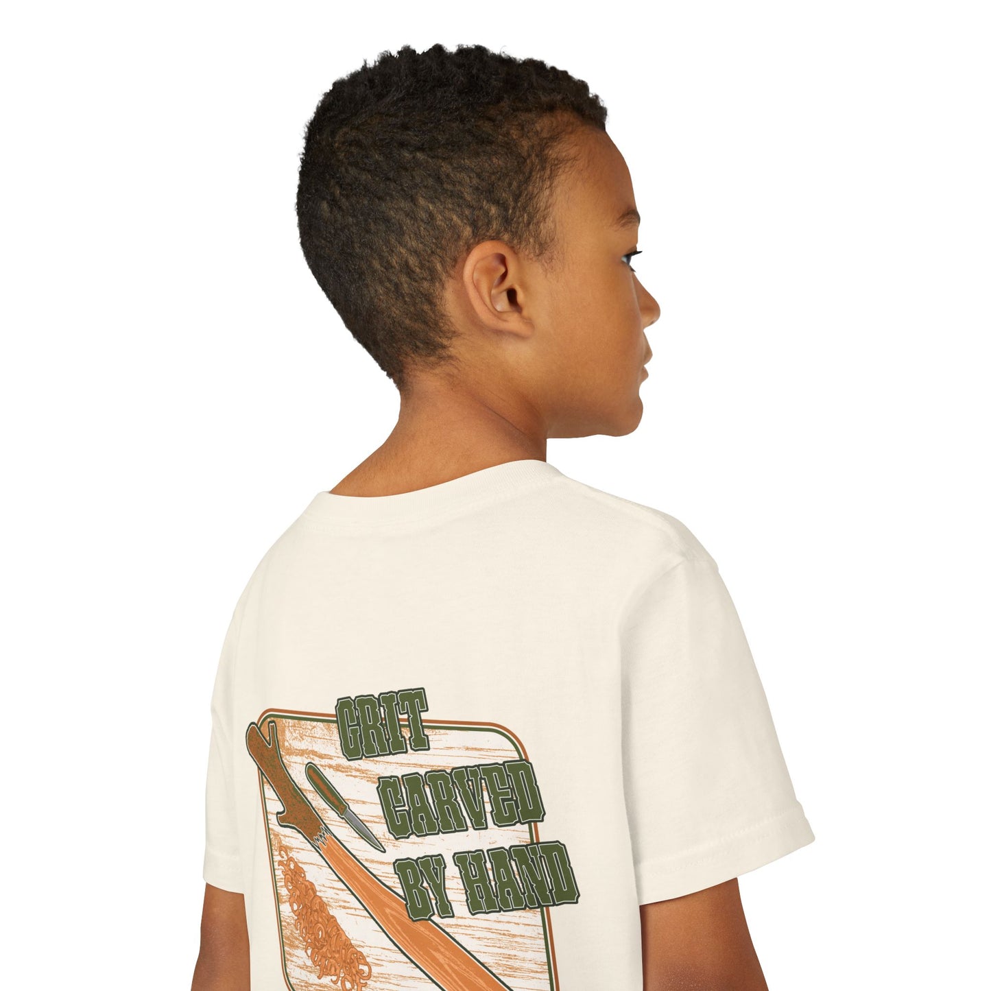 GRIT CARVED BY HAND Youth Tee - LUMBER JACK Collection