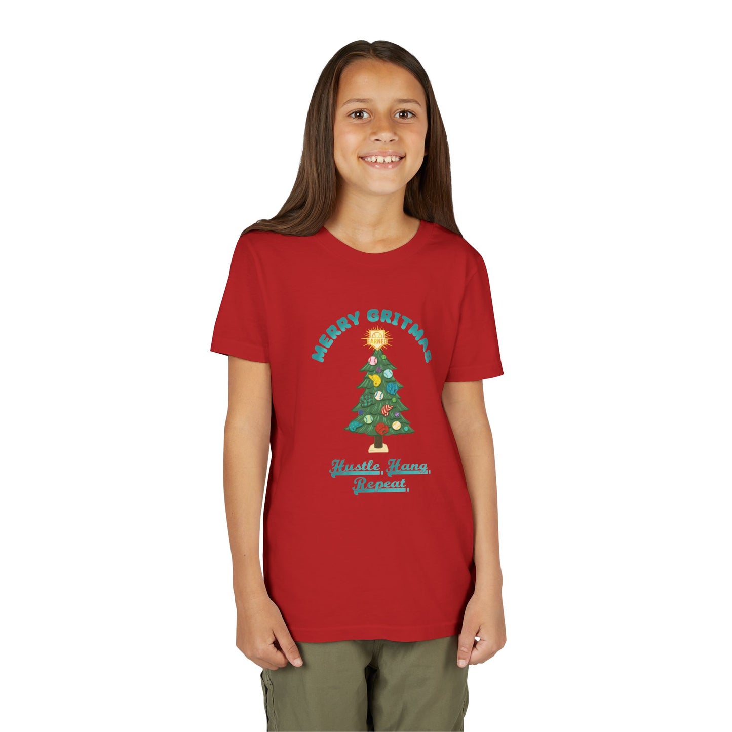 MERRY GRITMAS Youth Tee - SLEIGH SQUAD Collection