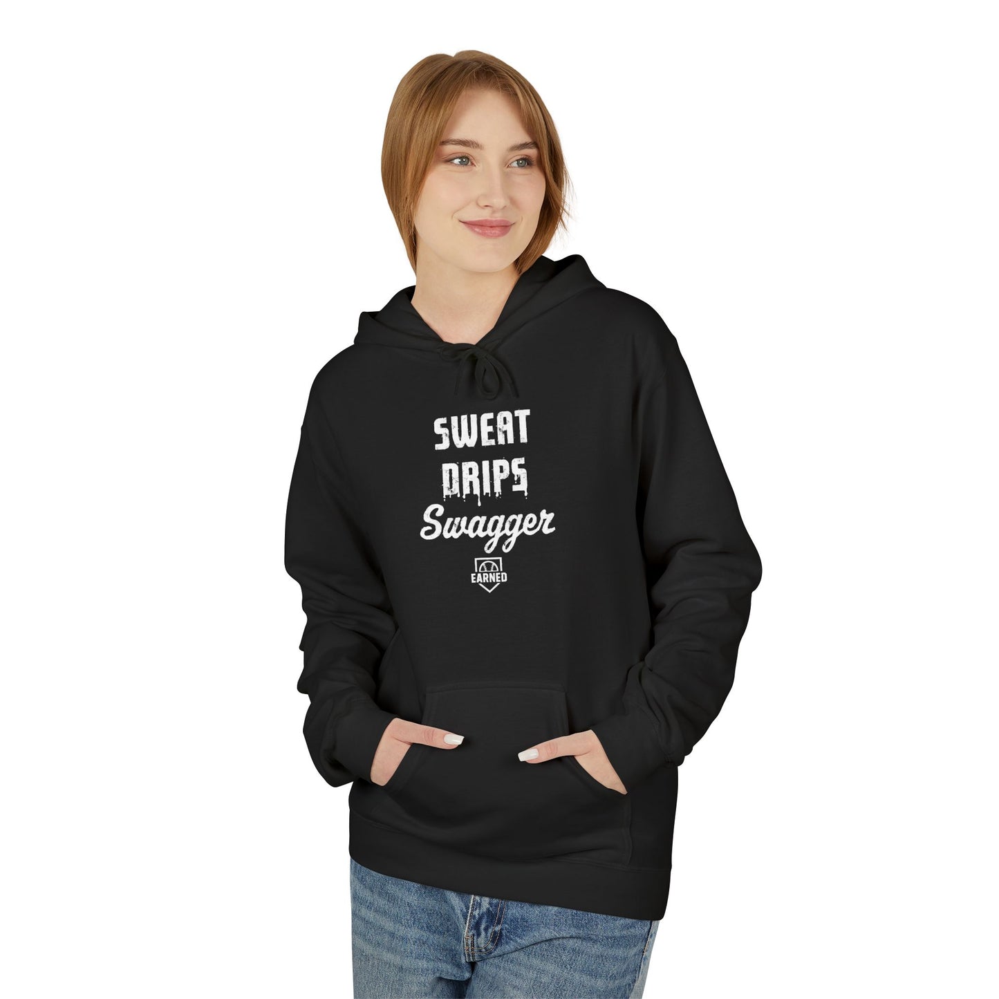SWEAT DRIPS SWAGGER Hoodie (White Font)