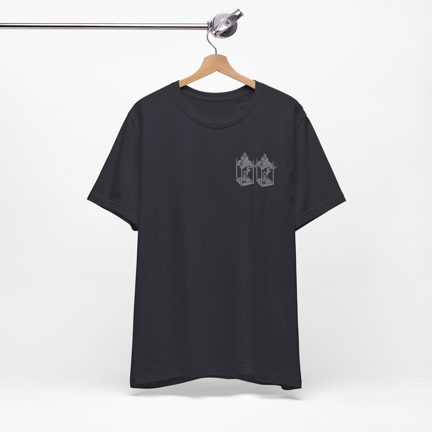 ONE IF BY LAND, TWO IF IT'S A DOUBLE Tee (Gray Font)