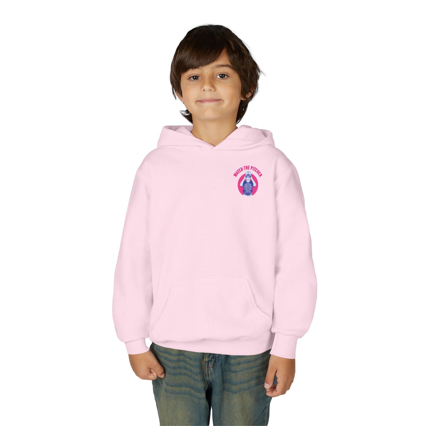 WATCH THE PITCHER Youth Hoodie - DUGOUT CHANT Collection