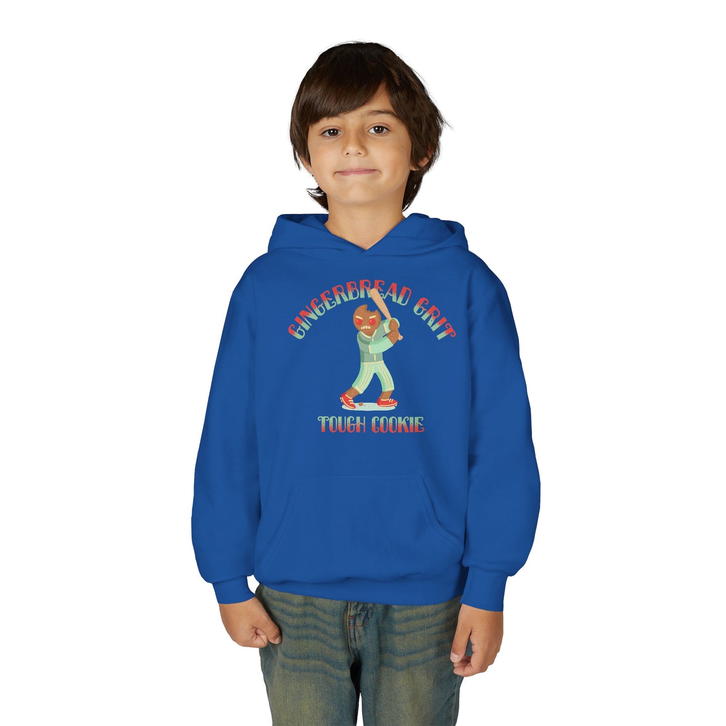 GINGERBREAD GRIT Youth Hoodie — SLEIGH SQUAD Collection