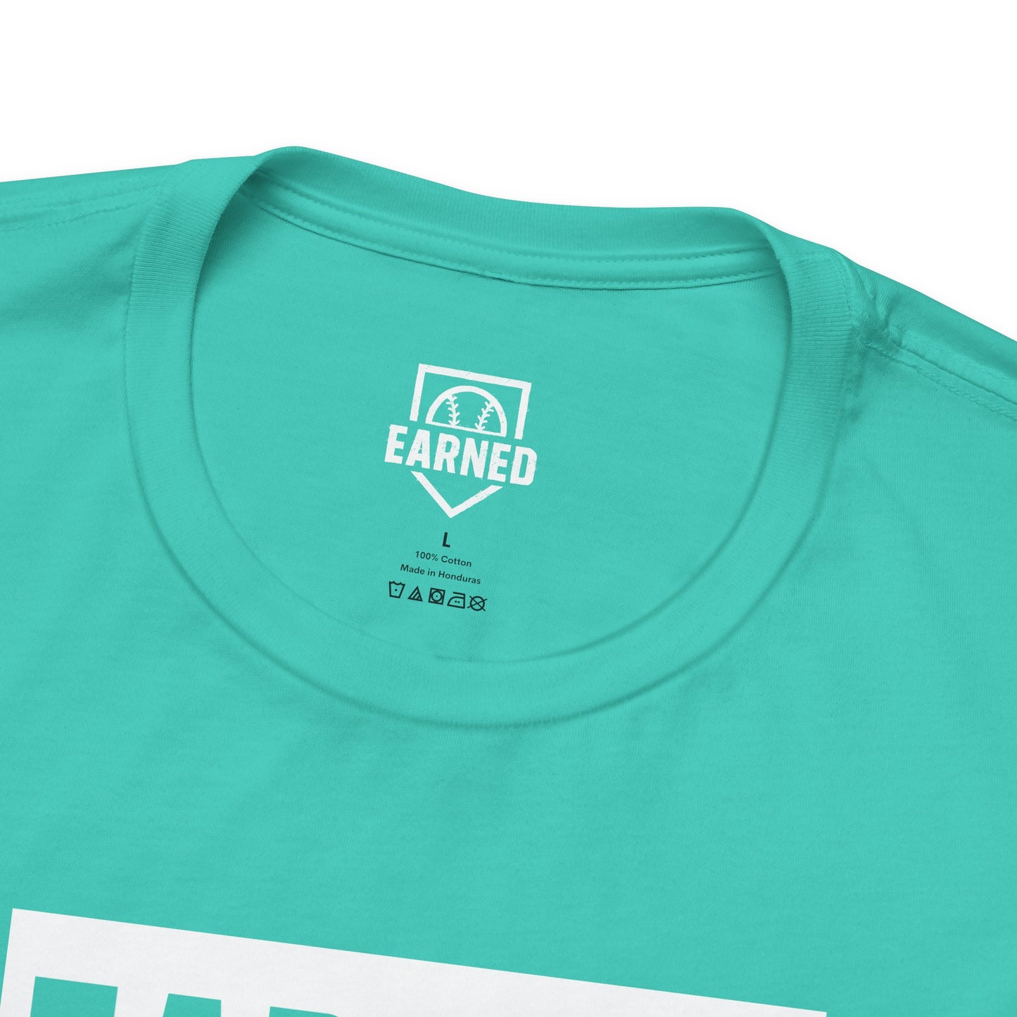 EARNED. ATHLETE. Tee (White Font)