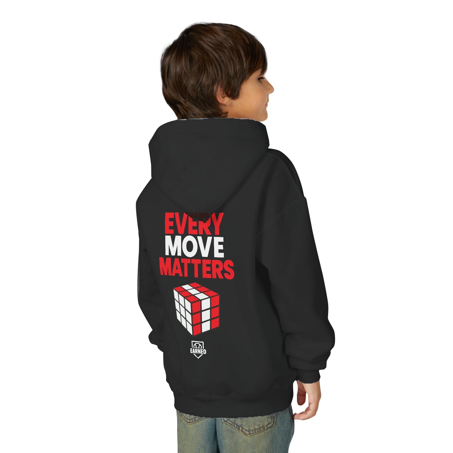 EVERY MOVE MATTERS Youth Hoodie - BASEBALL IQ Collection