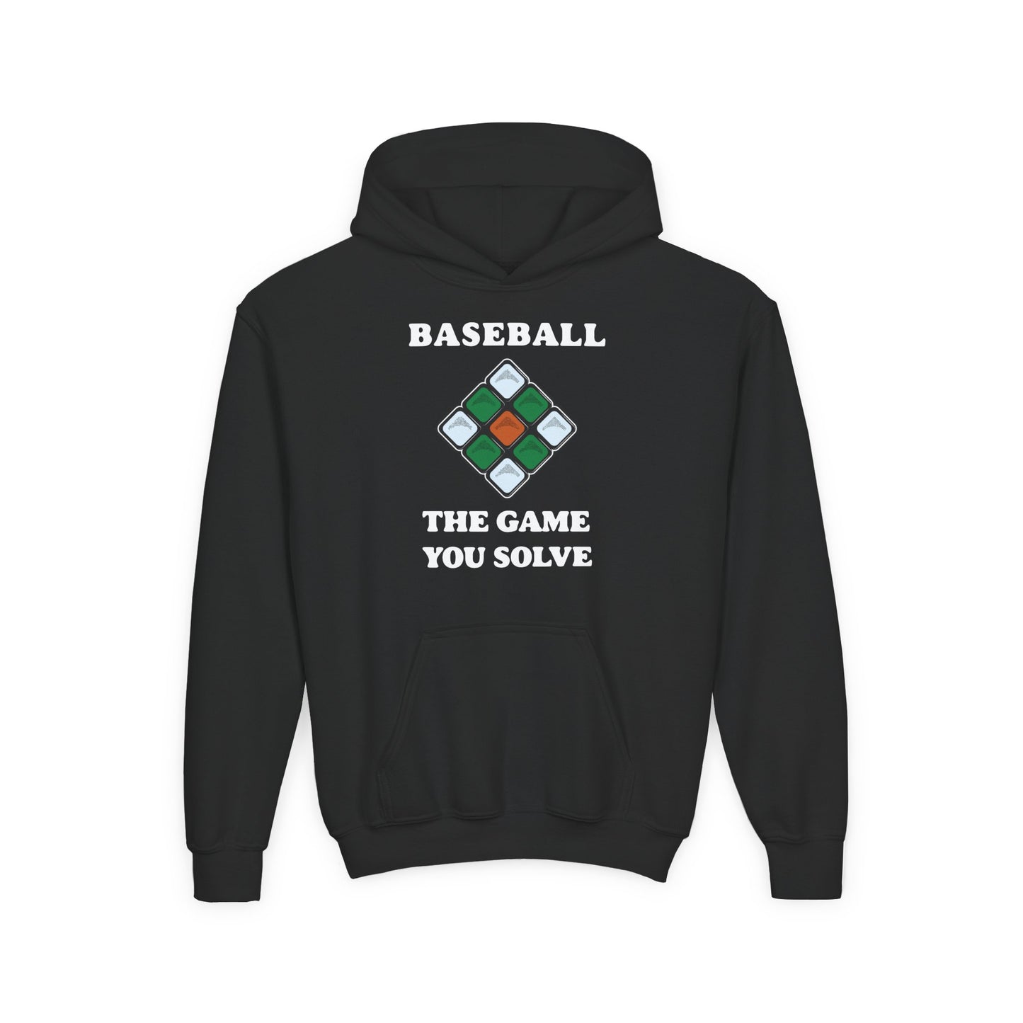 THE GAME YOU SOLVE Youth Hoodie - BASEBALL IQ Collection