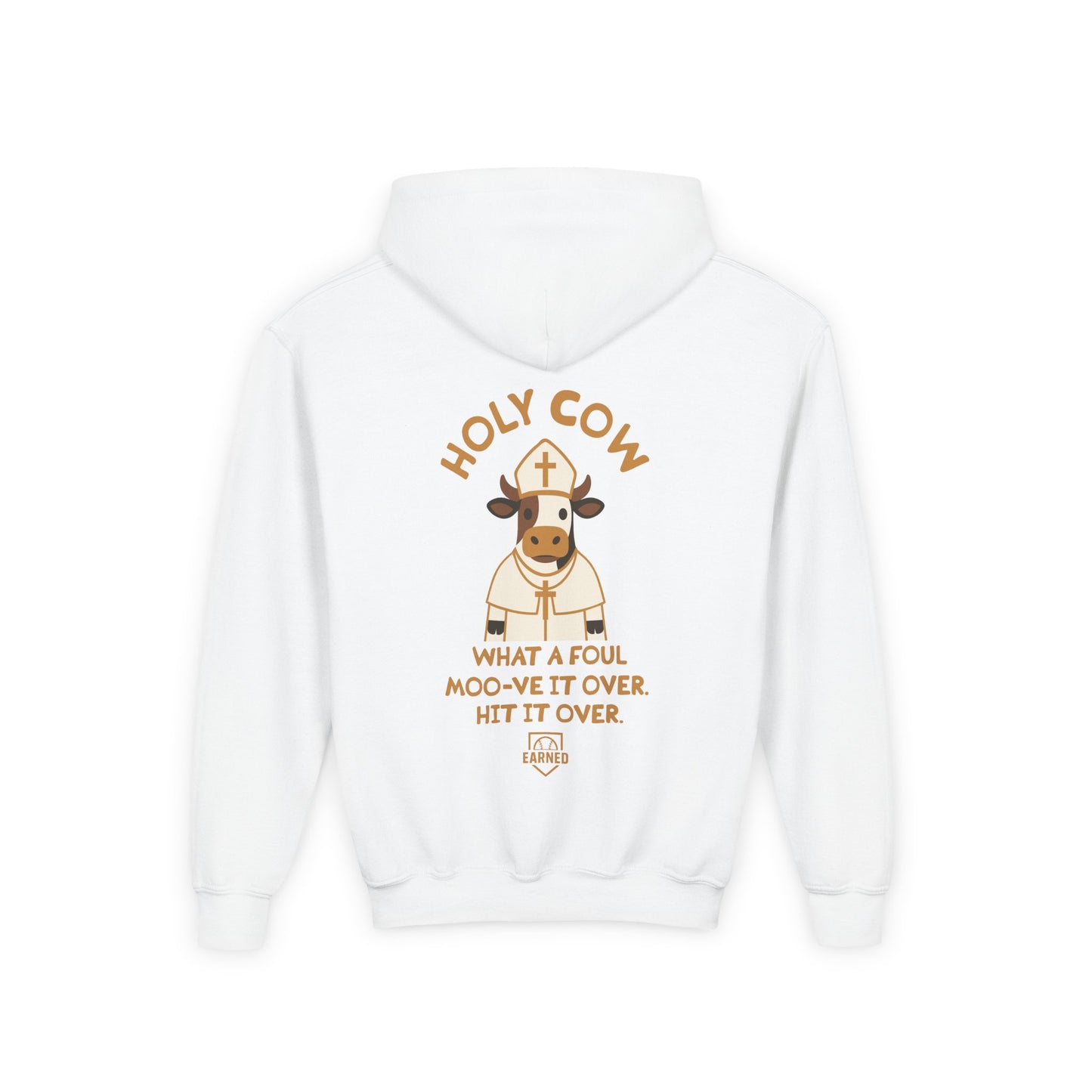 HOLY COW Youth Hoodie - DUGOUT CHANT Collection