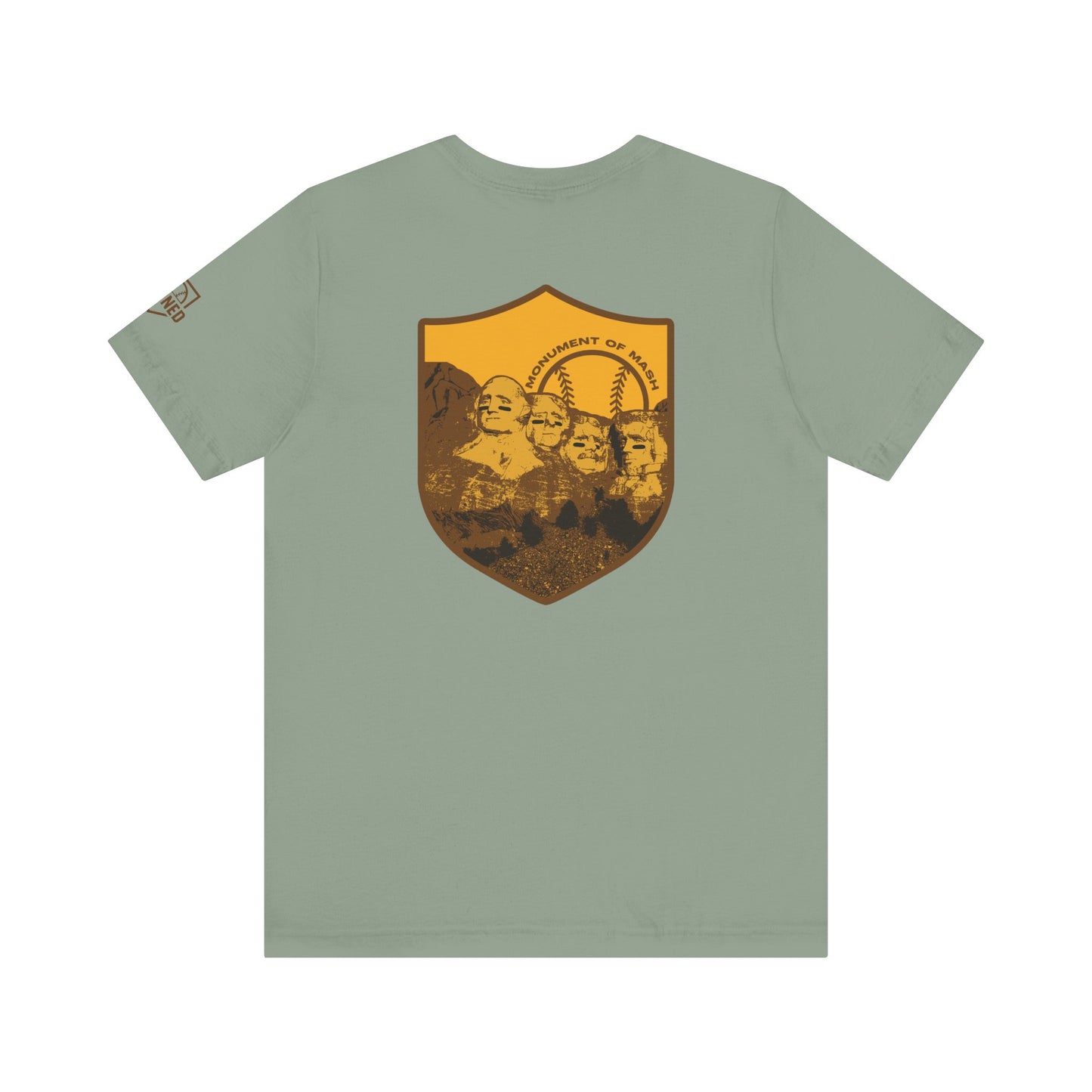 MONUMENT OF MASH Tee (Gold & Brown)