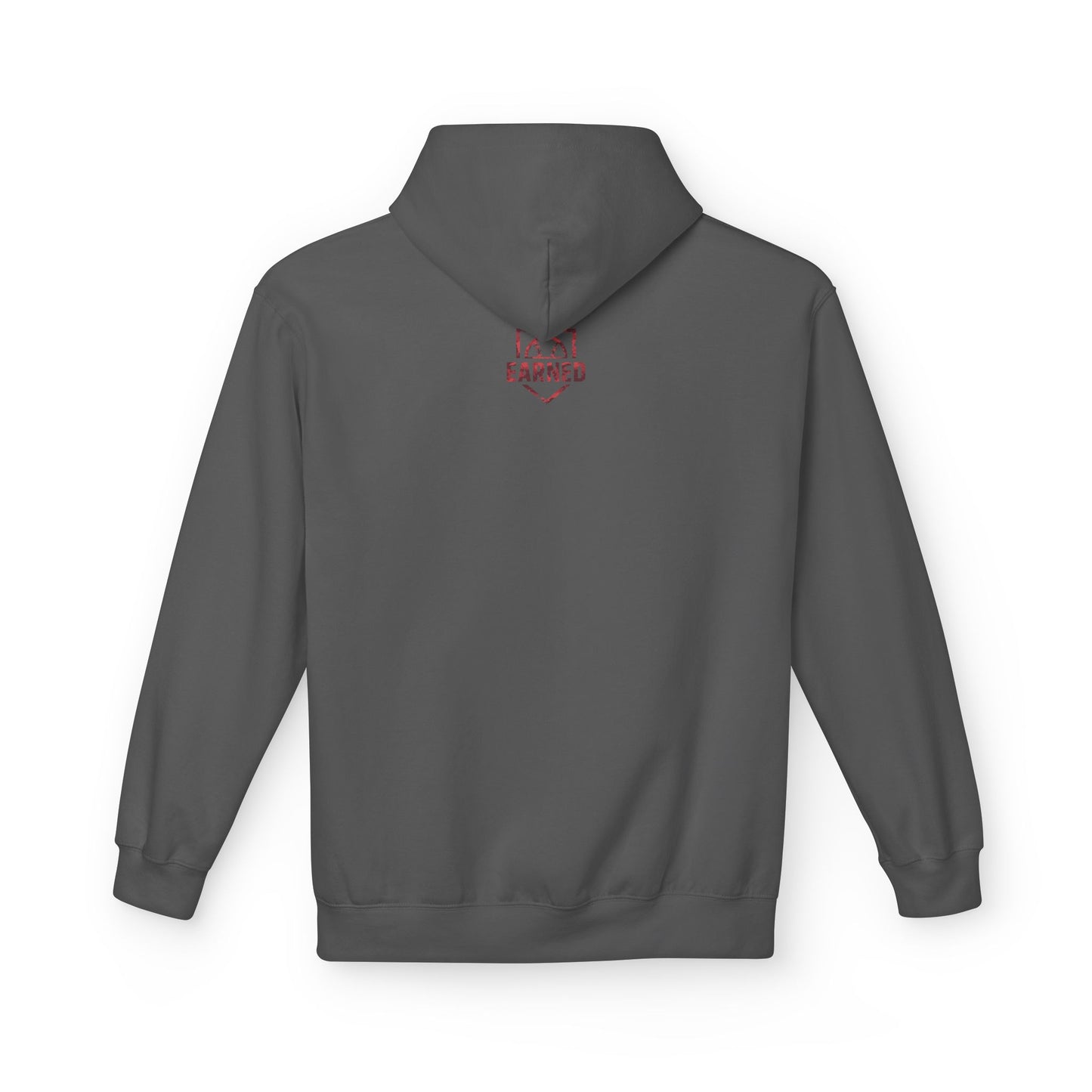 SHOWING UP ADDS UP Adult Hoodie (Red Camo Logo)
