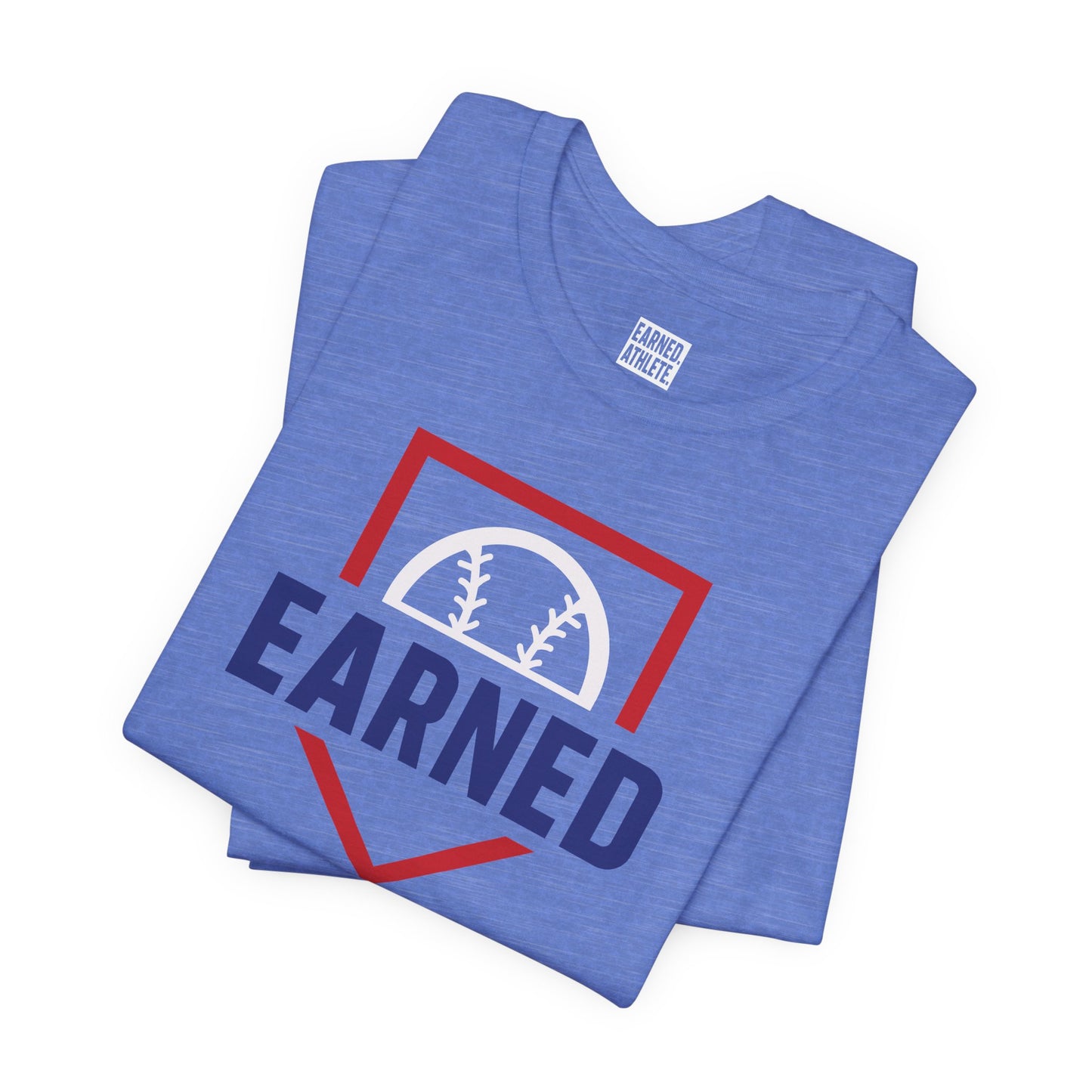 EARNED Logo Tee (Red Plate)