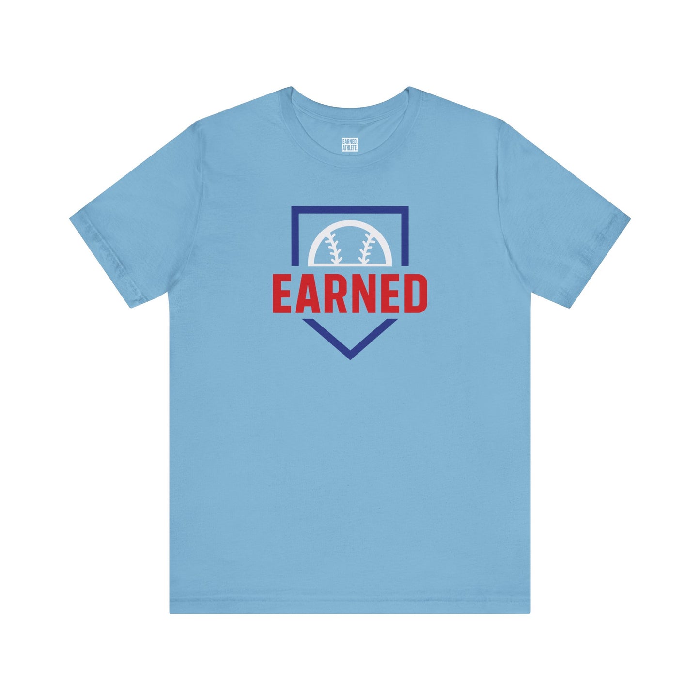 EARNED Logo Tee (Blue Plate)