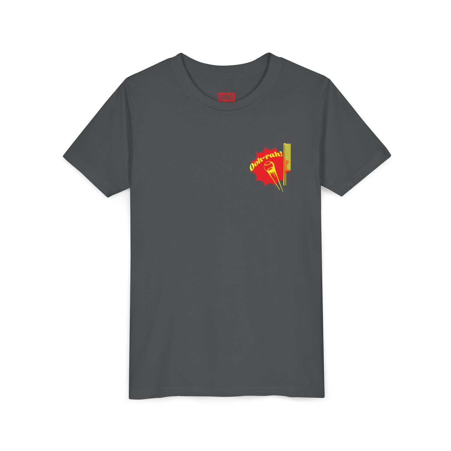 PIECE OF IT Youth Tee (Red Logo) - DUGOUT CHANT Collection