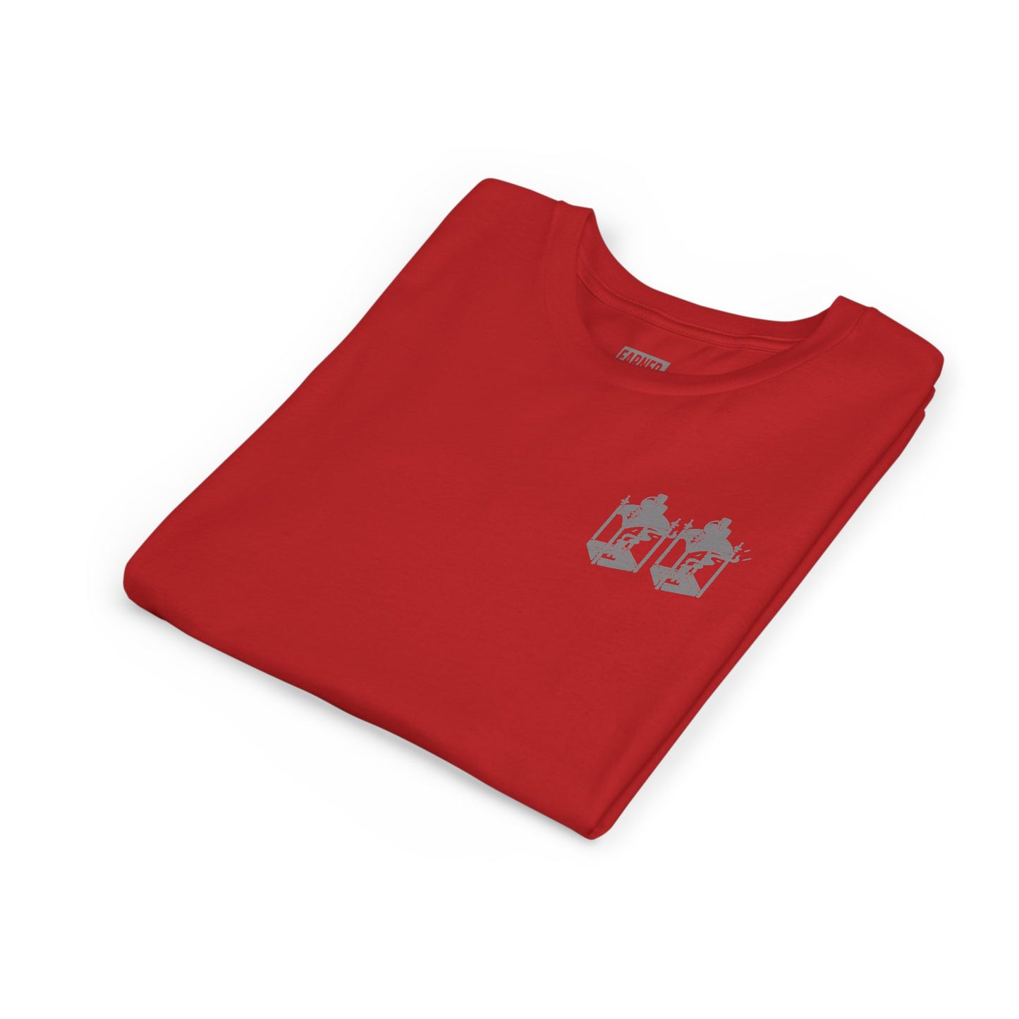 ONE IF BY LAND, TWO IF IT'S A DOUBLE Youth Tee (Paul Revere Grey)