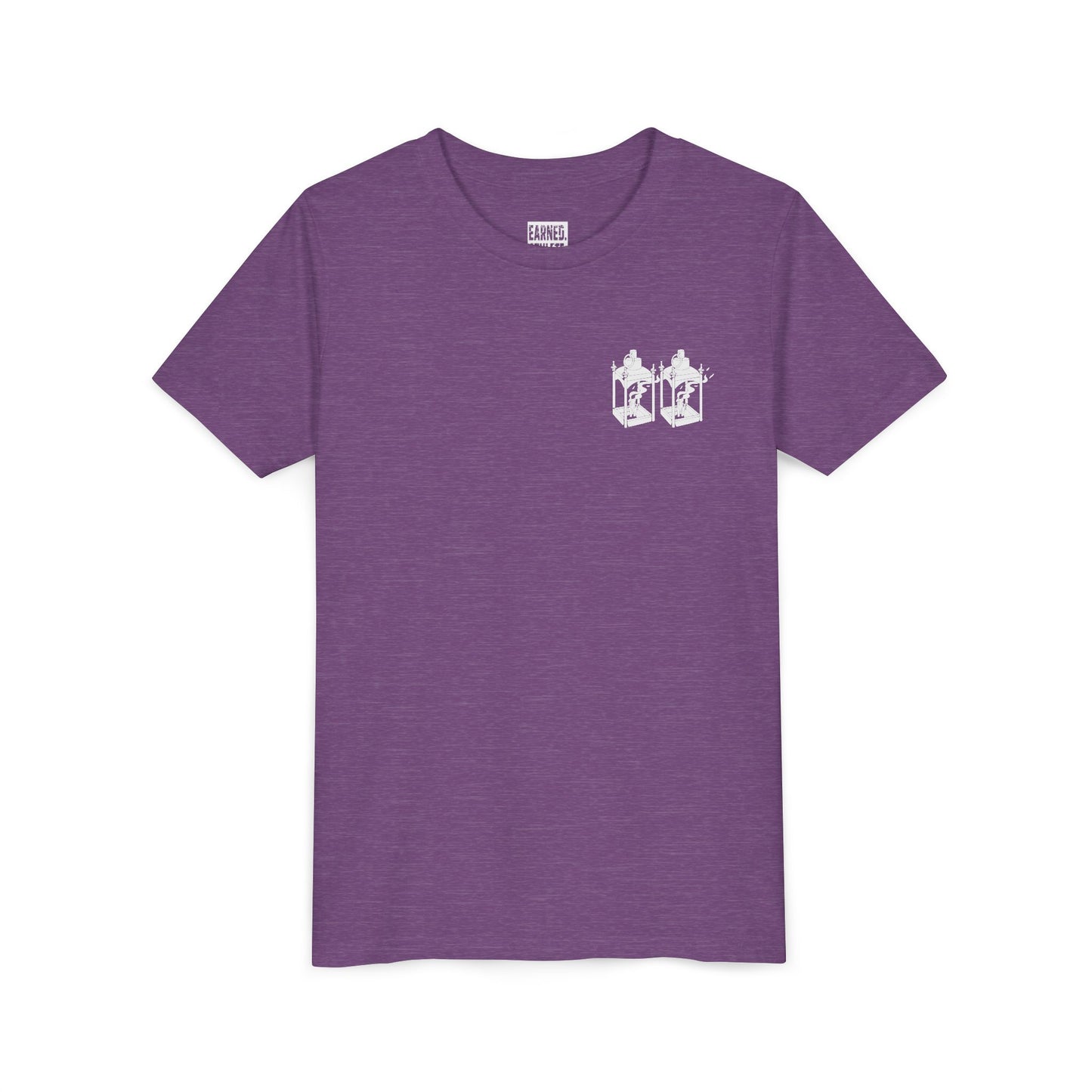 ONE IF BY LAND, TWO IF IT'S A DOUBLE Youth Tee (Paul Revere White)