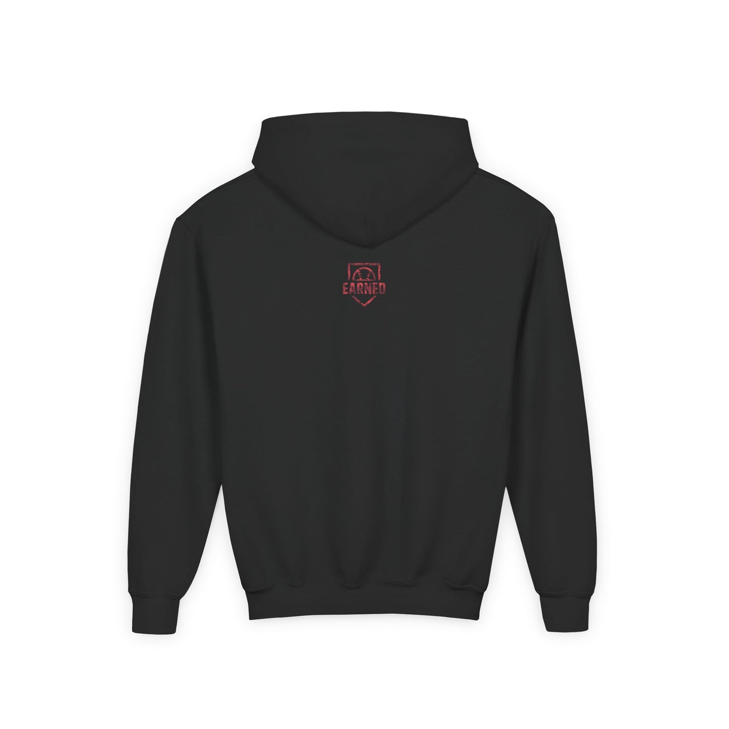 SHOWING UP ADDS UP Youth Hoodie (Red Camo Logo)