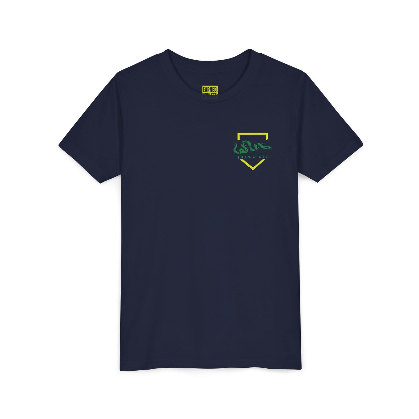 TURN TWO WITH BEN Youth Tee (Yellow Logo)