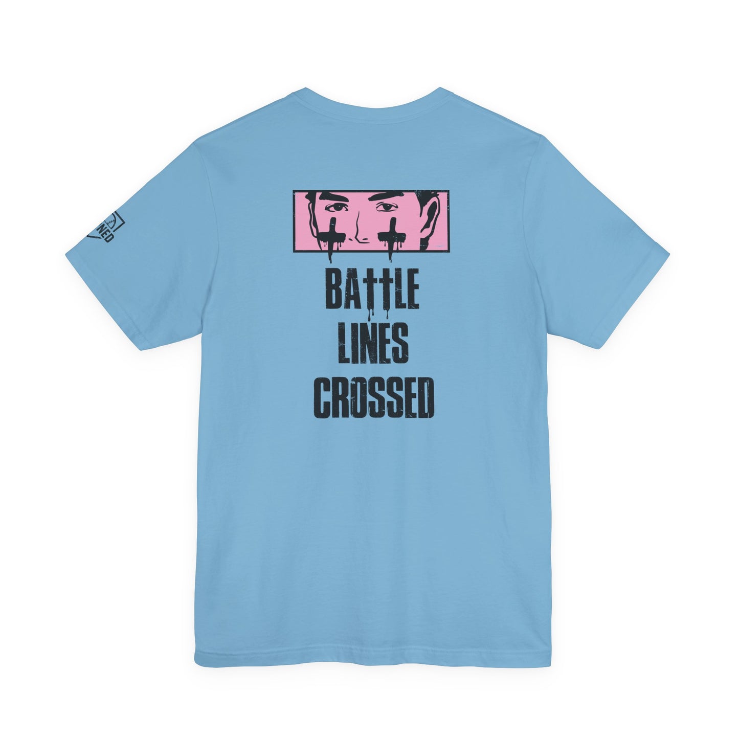 BATTLE LINES CROSSED Tee (Black Font)