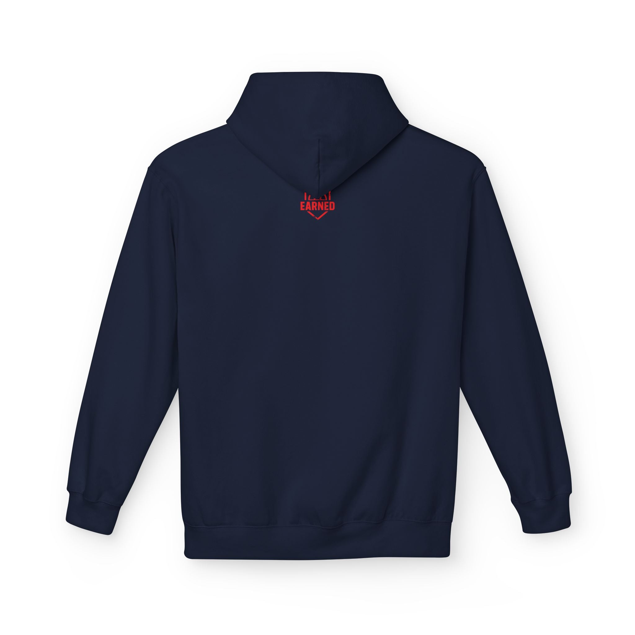 EYE BLACK NATION Adult Hoodie (Red Font)