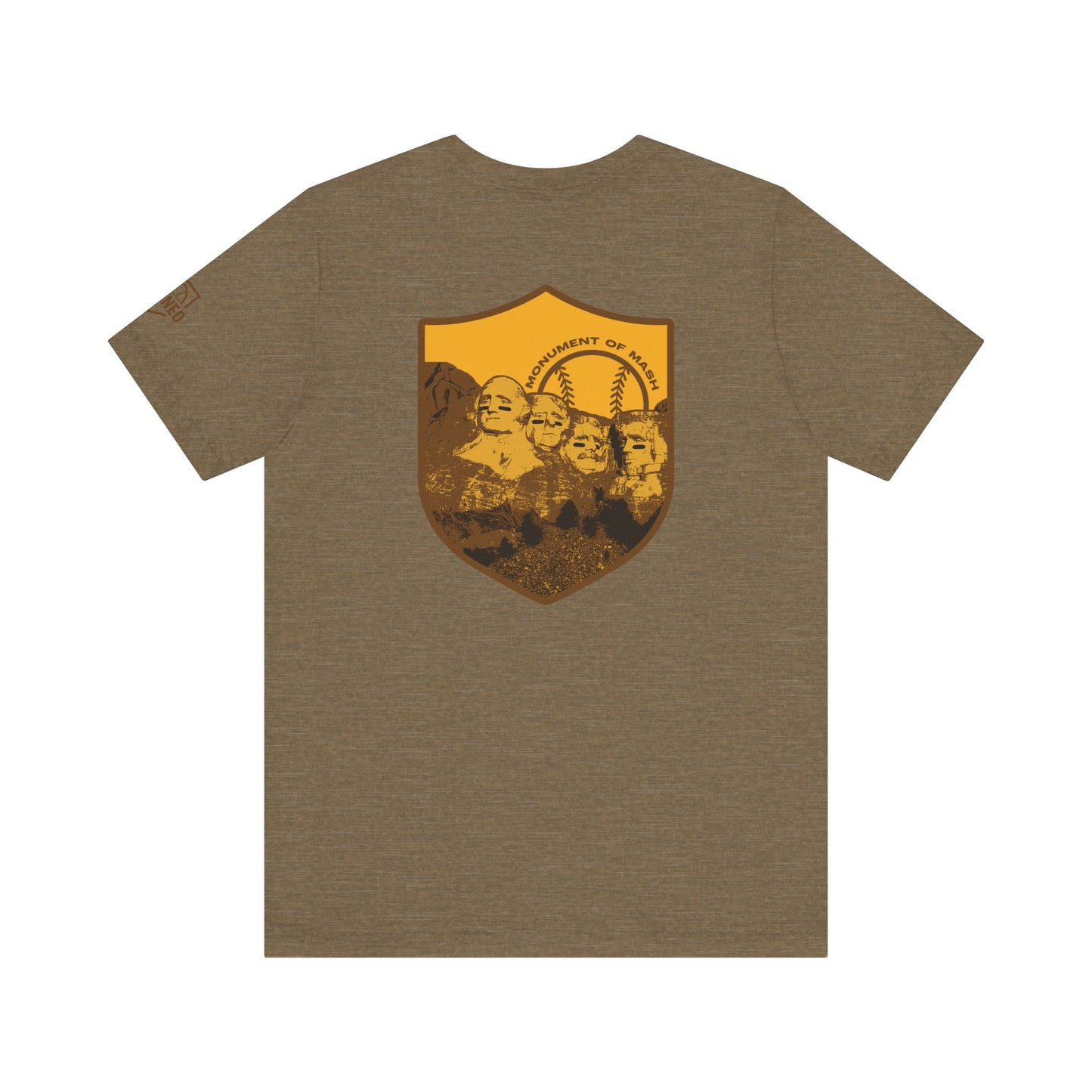 MONUMENT OF MASH Tee (Gold & Brown)