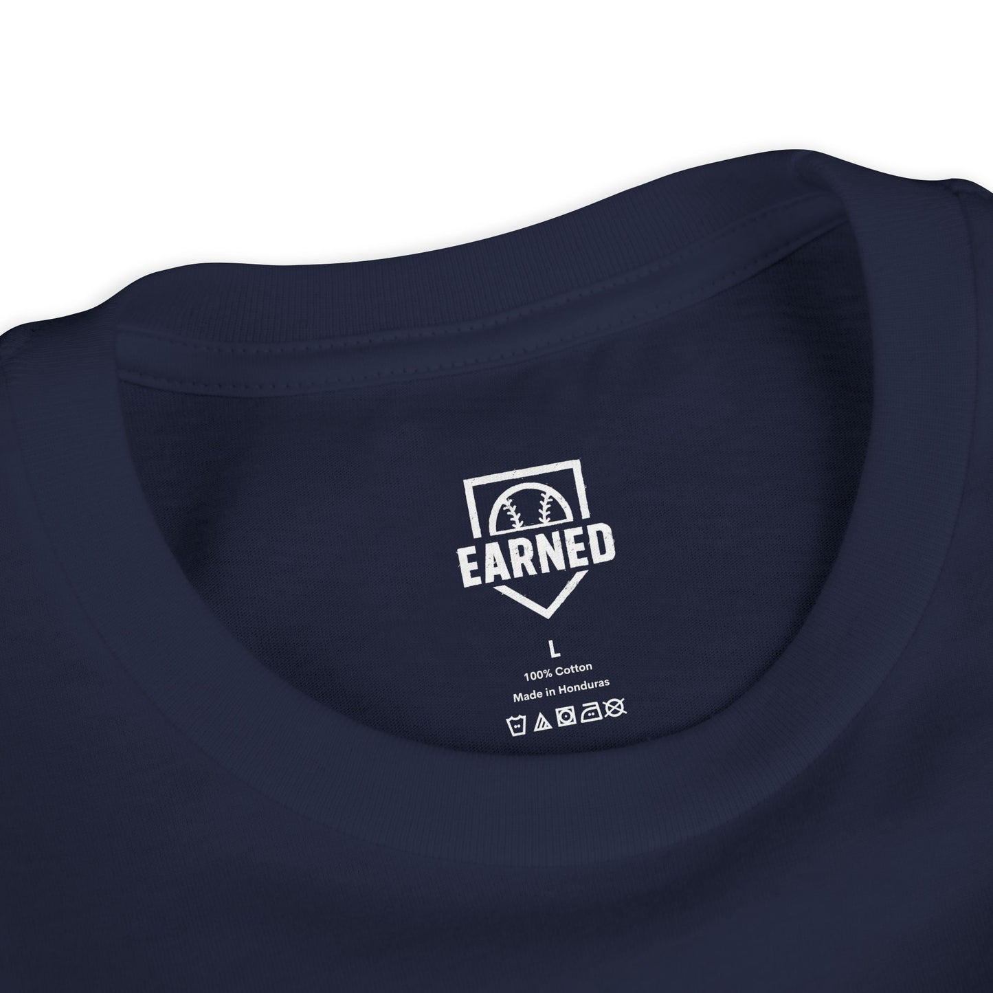 EARNED. ATHLETE. Youth Tee (White Font)