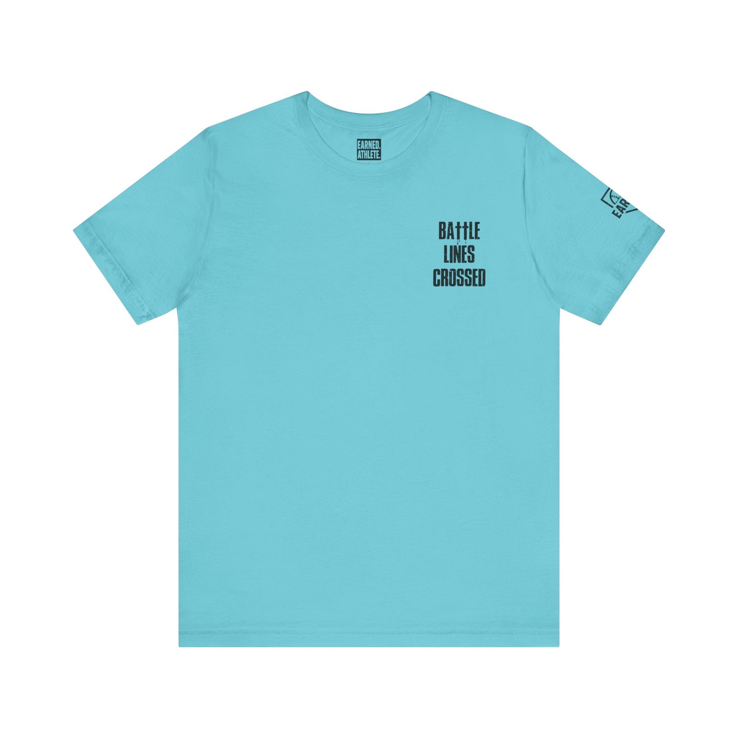 BATTLE LINES CROSSED Tee (Black Font)
