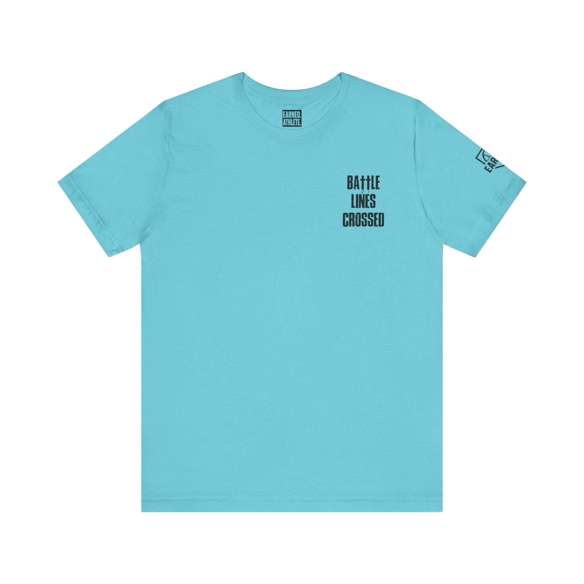 BATTLE LINES CROSSED Tee (Black Font)