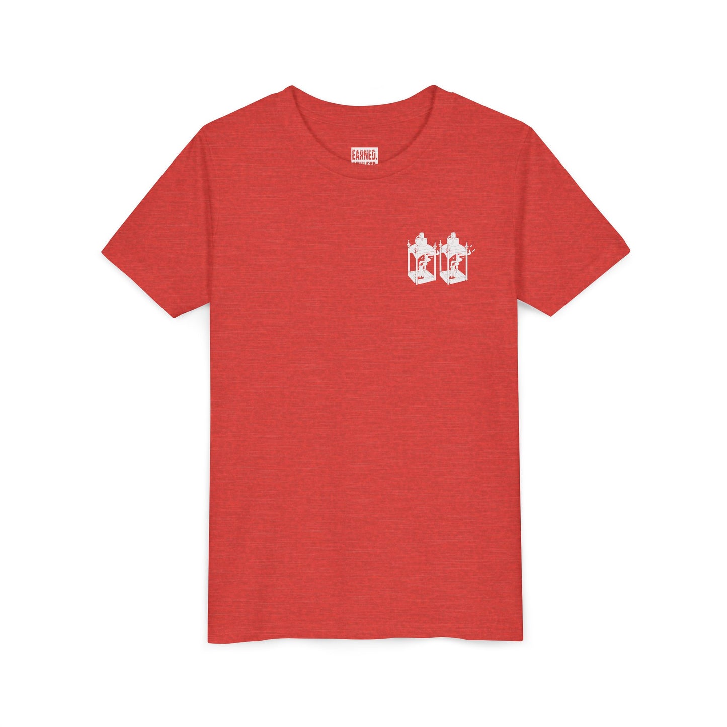 ONE IF BY LAND, TWO IF IT'S A DOUBLE Youth Tee (Paul Revere White)