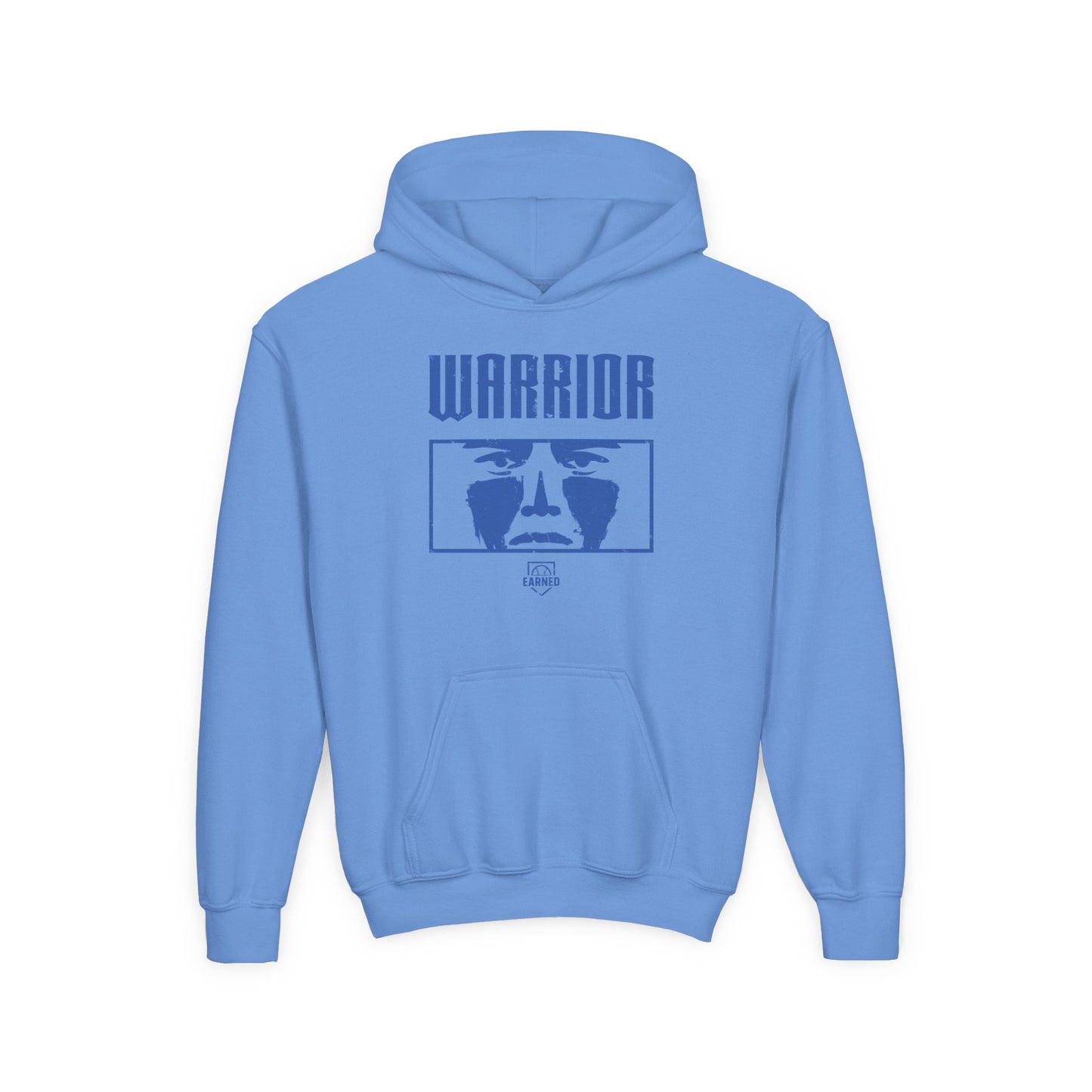 EYE BLACK NATION / WARRIOR Youth Hoodie (Blue Logo)