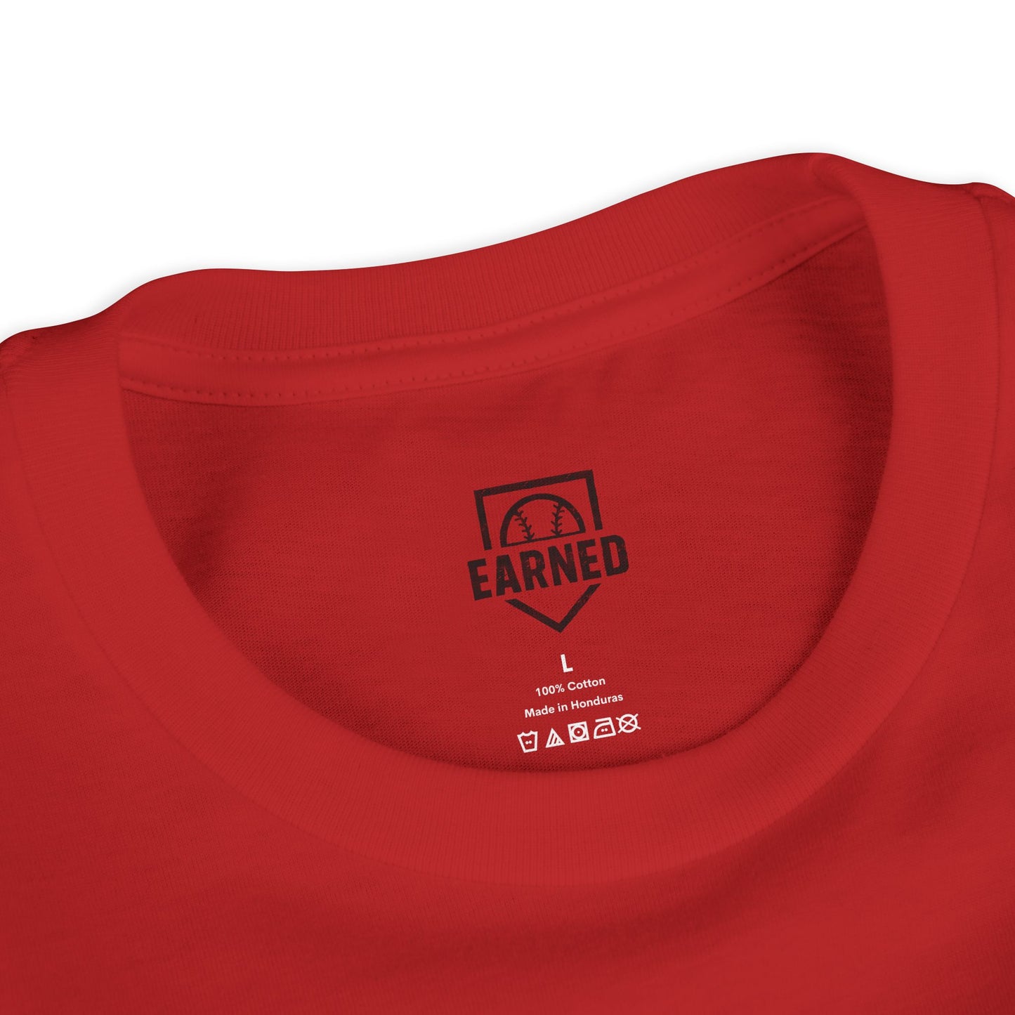 EARNED. ATHLETE. Logo Youth Tee (Black Font)