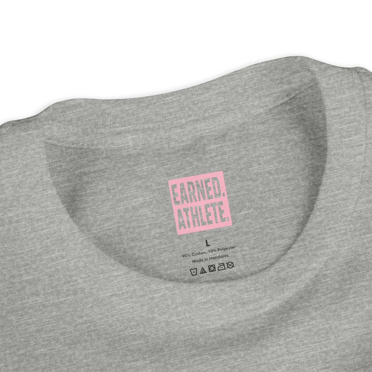 CAGE WORK MAKES GAME WORK Youth Tee (Pink Font)