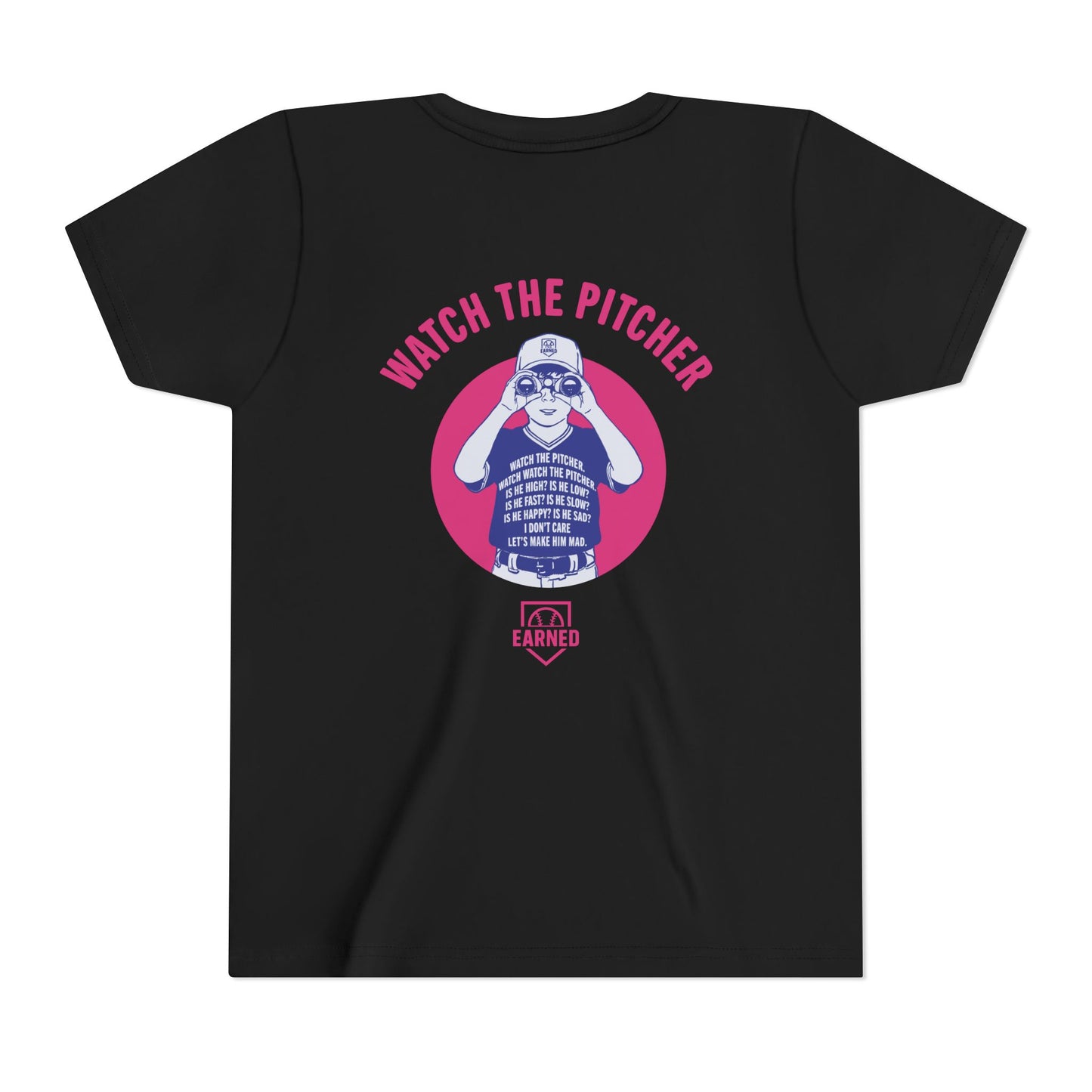 WATCH THE PITCHER Youth Tee - DUGOUT CHANT Collection