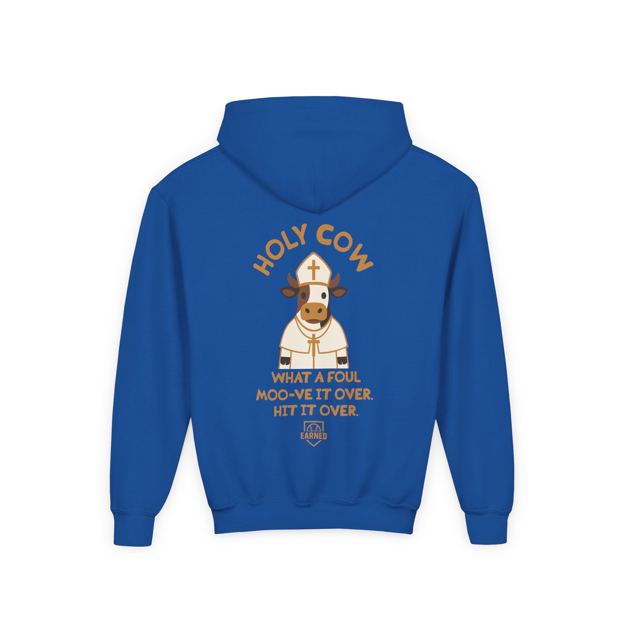 HOLY COW Youth Hoodie - DUGOUT CHANT Collection