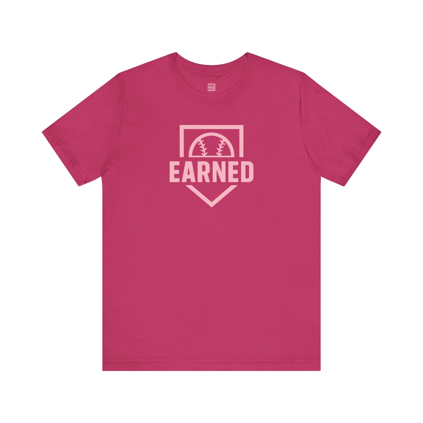 EARNED Logo Tee ( Soft Pink)
