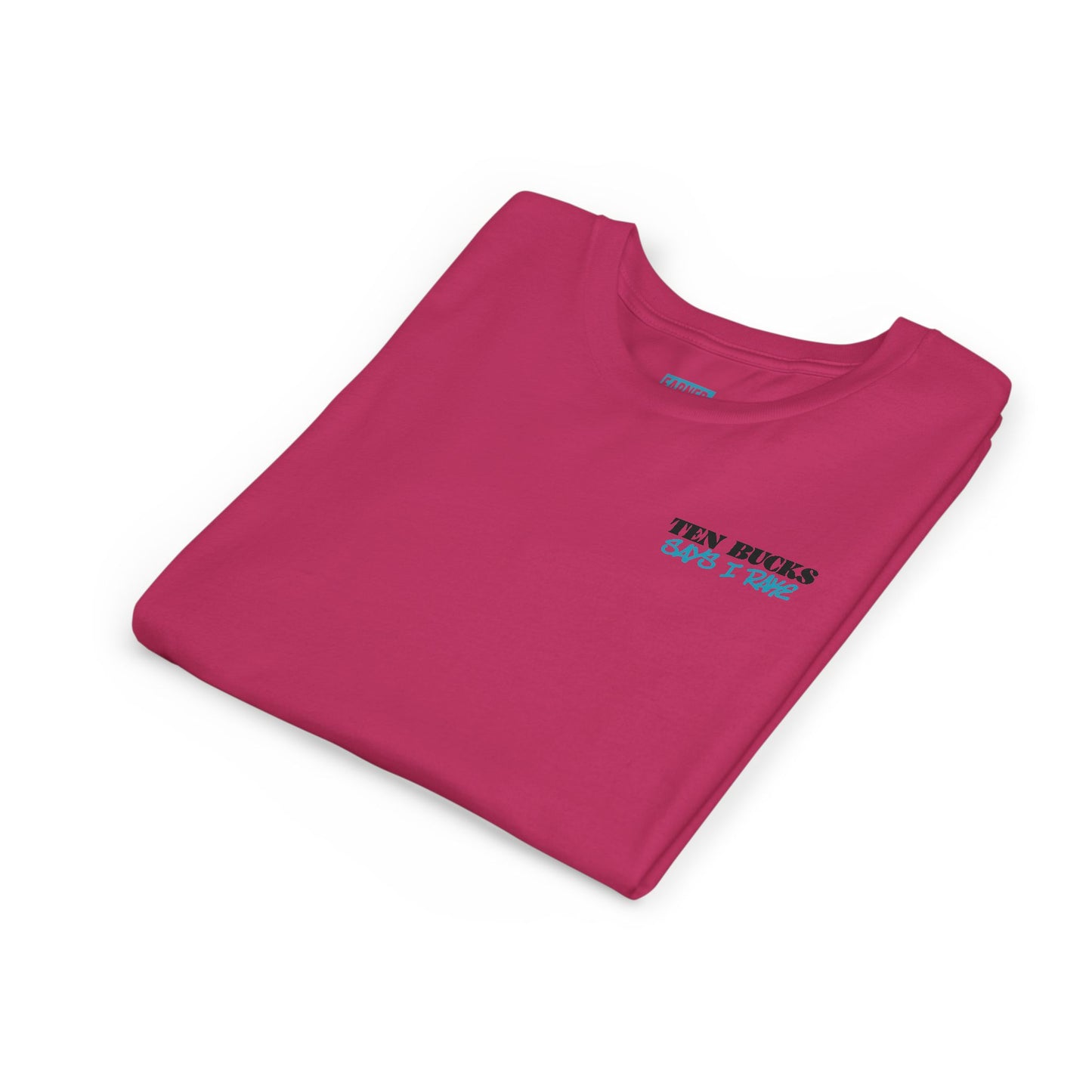 TEN BUCKS SAYS I RAKE Youth Tee (Blue Logo)