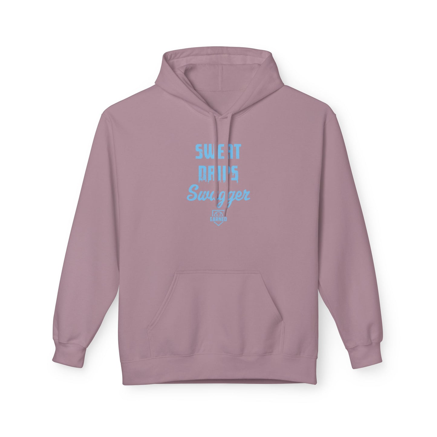 SWEAT DRIPS SWAGGER Hoodie (Light Blue Font)