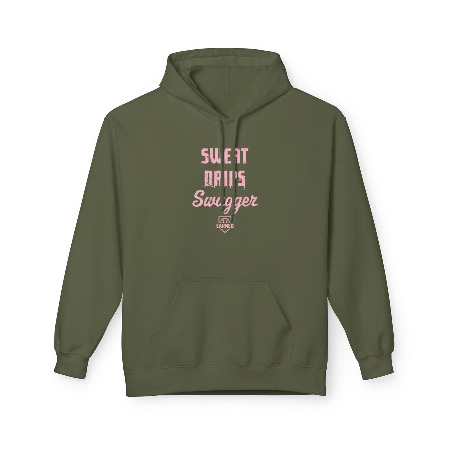 SWEAT DRIPS SWAGGER Hoodie (Pink Font)