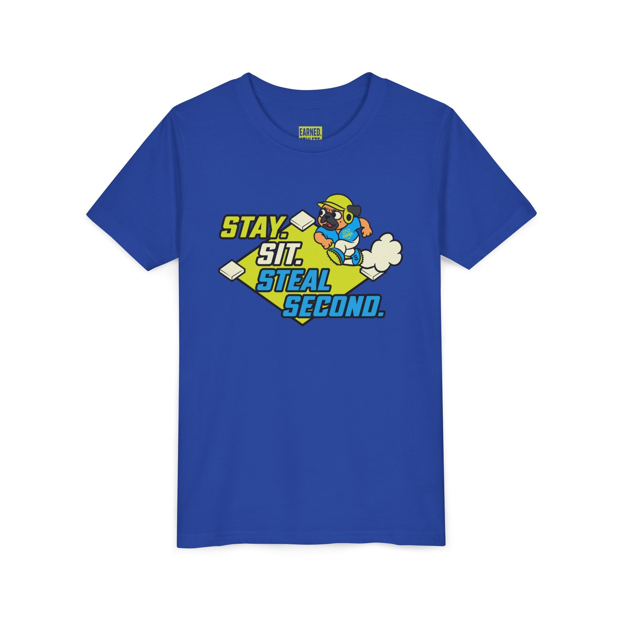 SIT. STAY. STEAL SECOND. Youth Tee - BARK PARK Collection