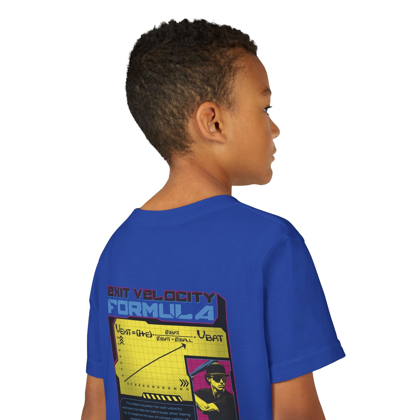 EXIT VELOCITY FORMULA Youth Tee - BASEBALL IQ Collection