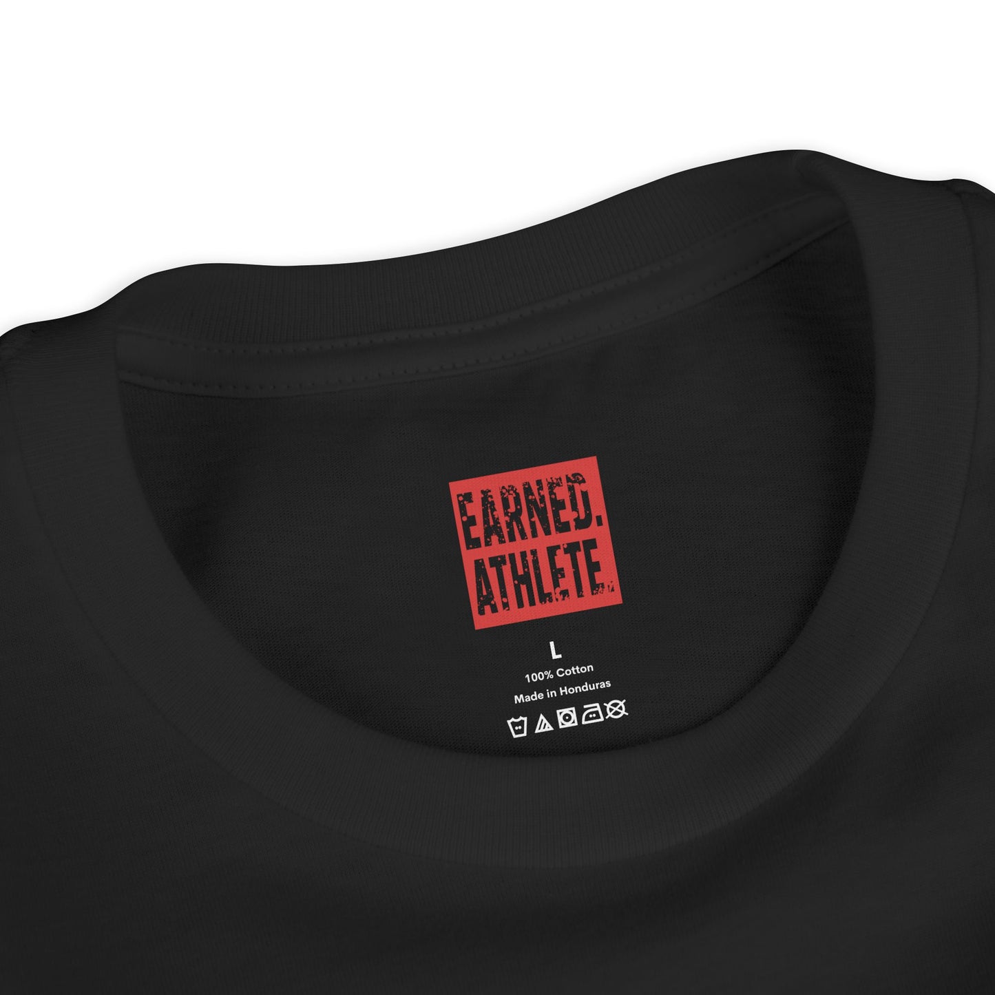 CAGE WORK MAKES GAME WORK Youth Tee (Red Font)