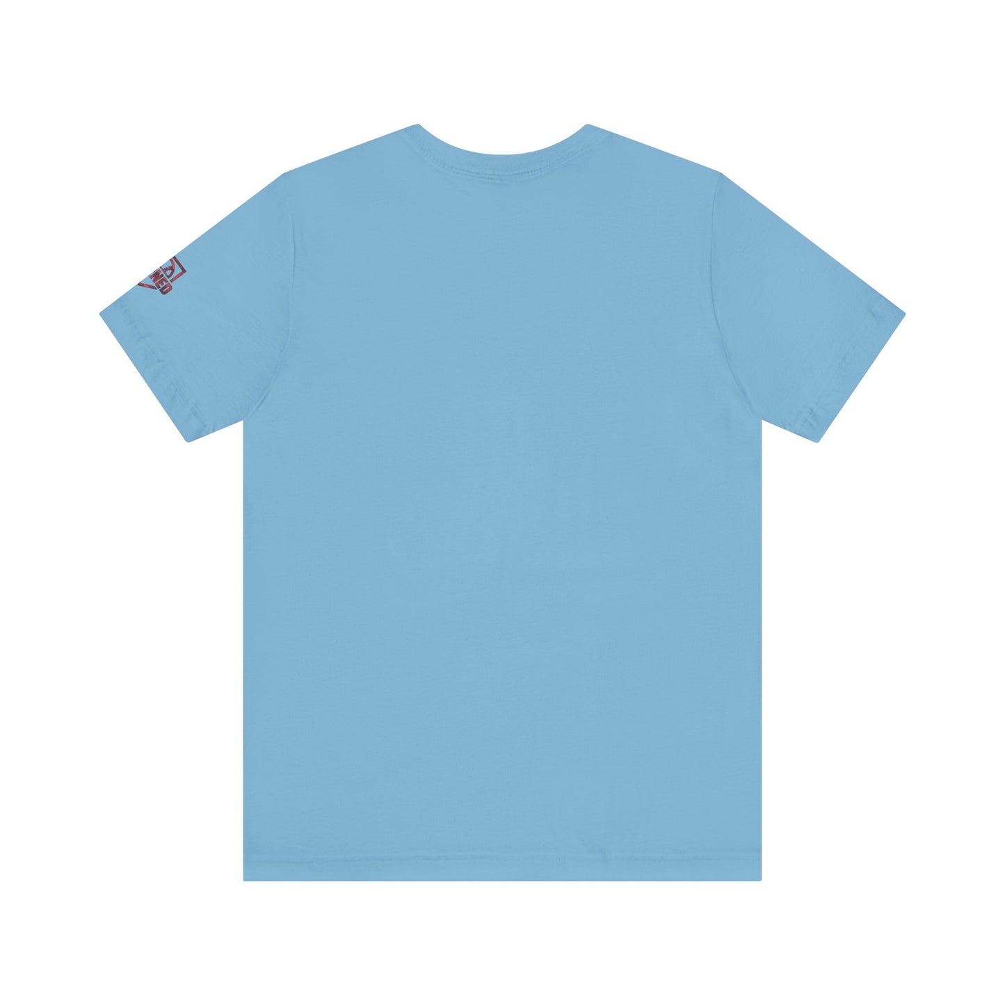 SHOWING UP ADDS UP Tee (Red Camo Font)