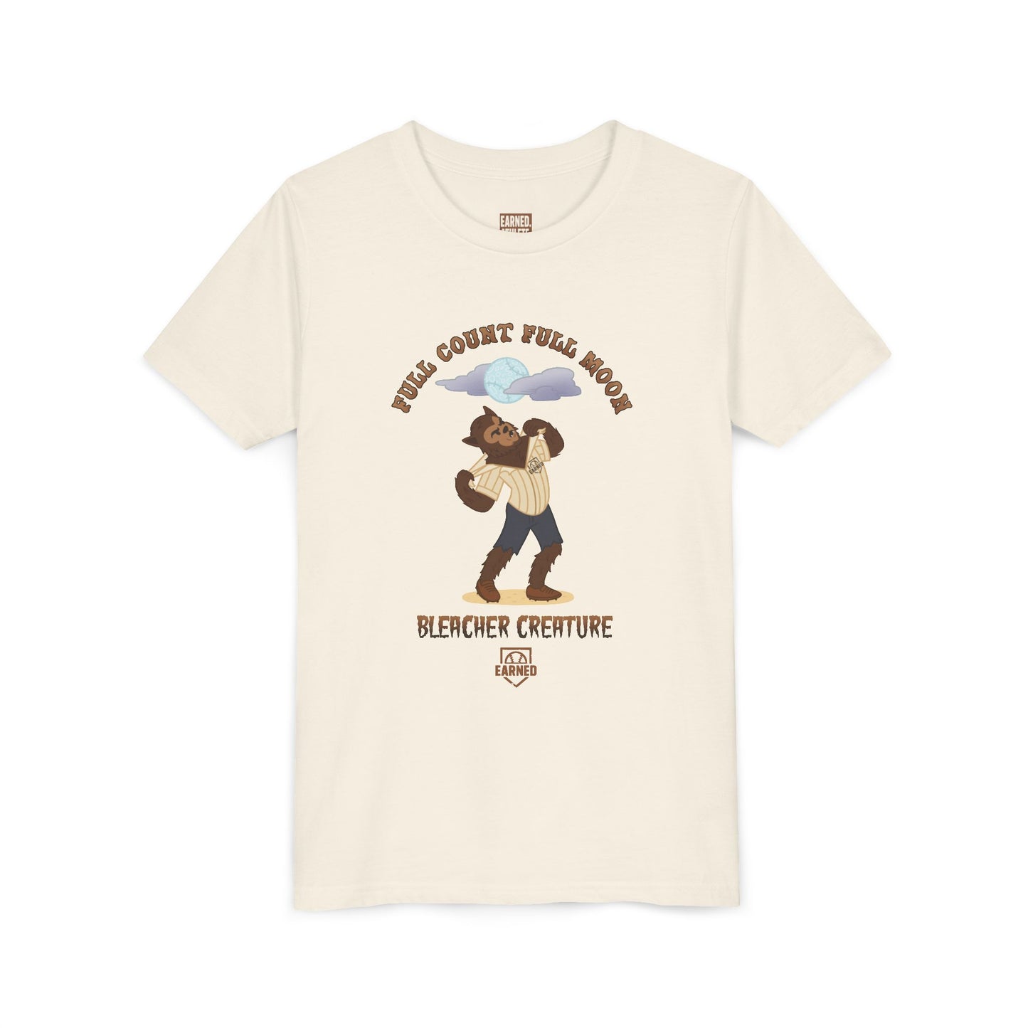 FULL COUNT FULL MOON Youth Tee - BLEACHER CREATURE Collection