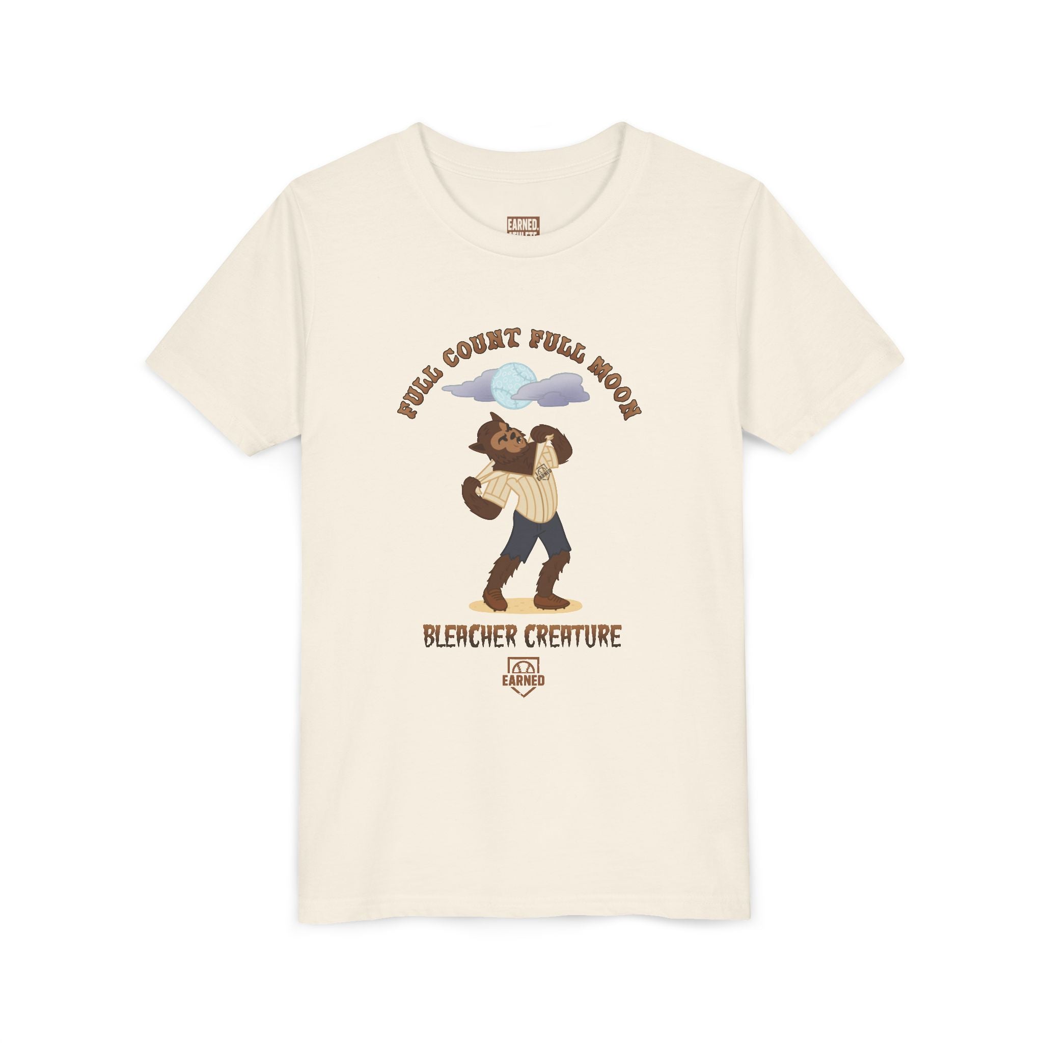 FULL COUNT FULL MOON Youth Tee - BLEACHER CREATURE Collection
