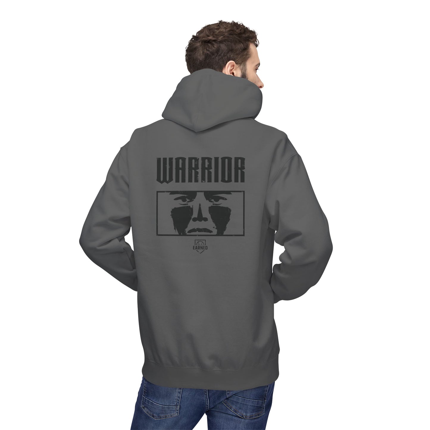 EYE BLACK NATION / WARRIOR Hoodie (Black Font)