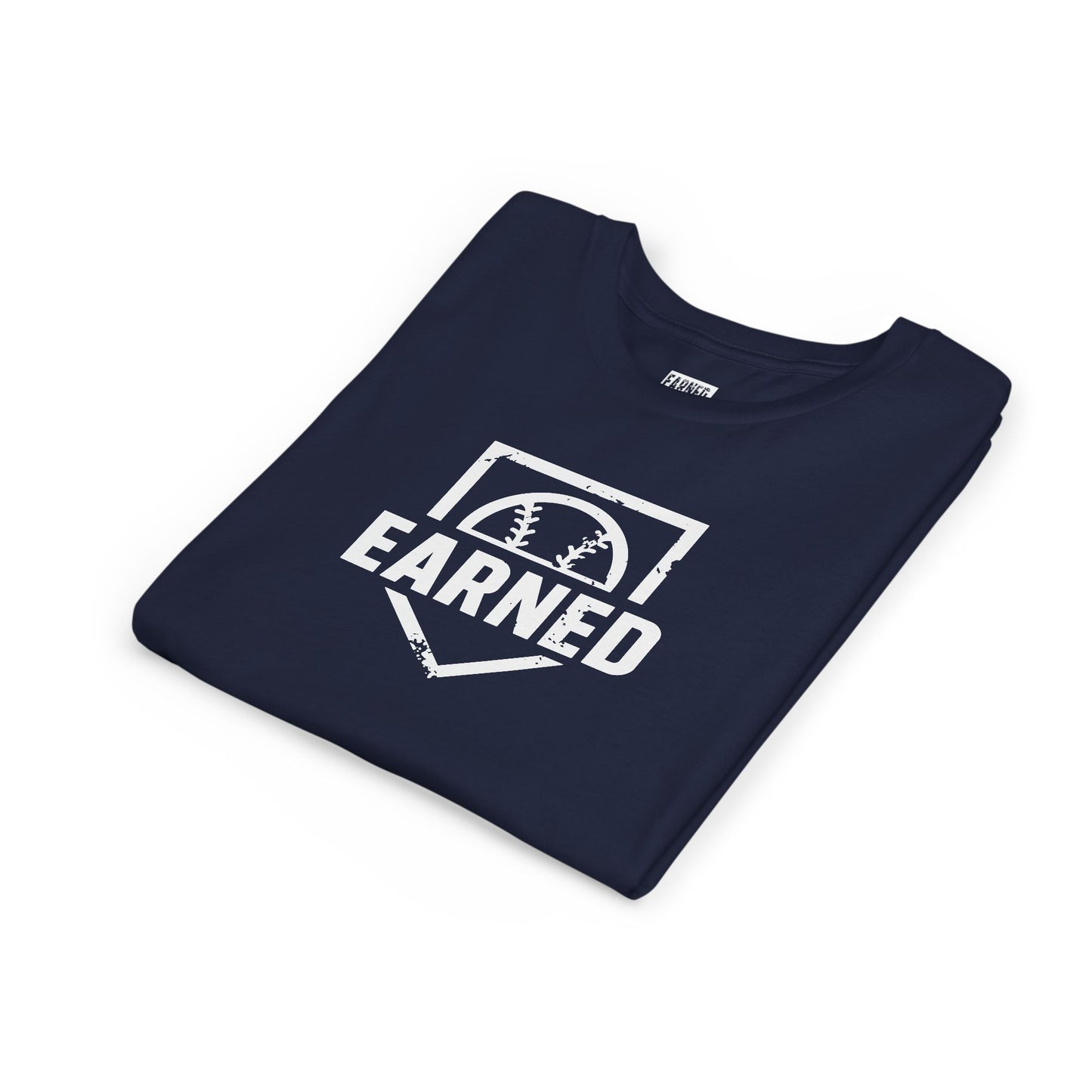 EARNED Logo Youth Tee (White Font)