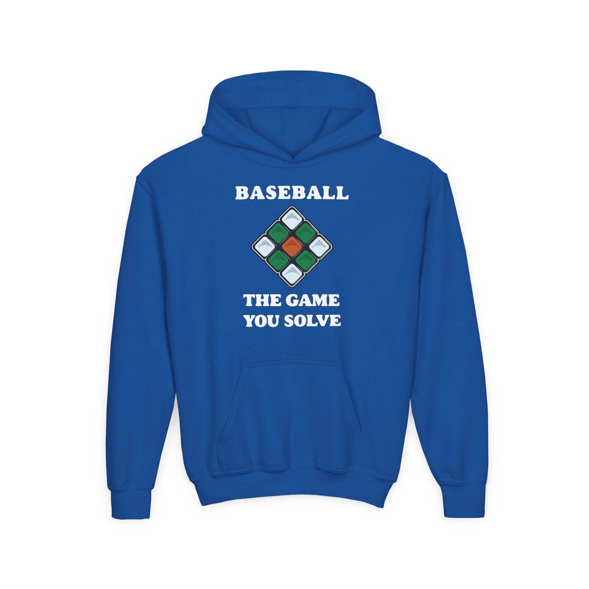 THE GAME YOU SOLVE Youth Hoodie - BASEBALL IQ Collection