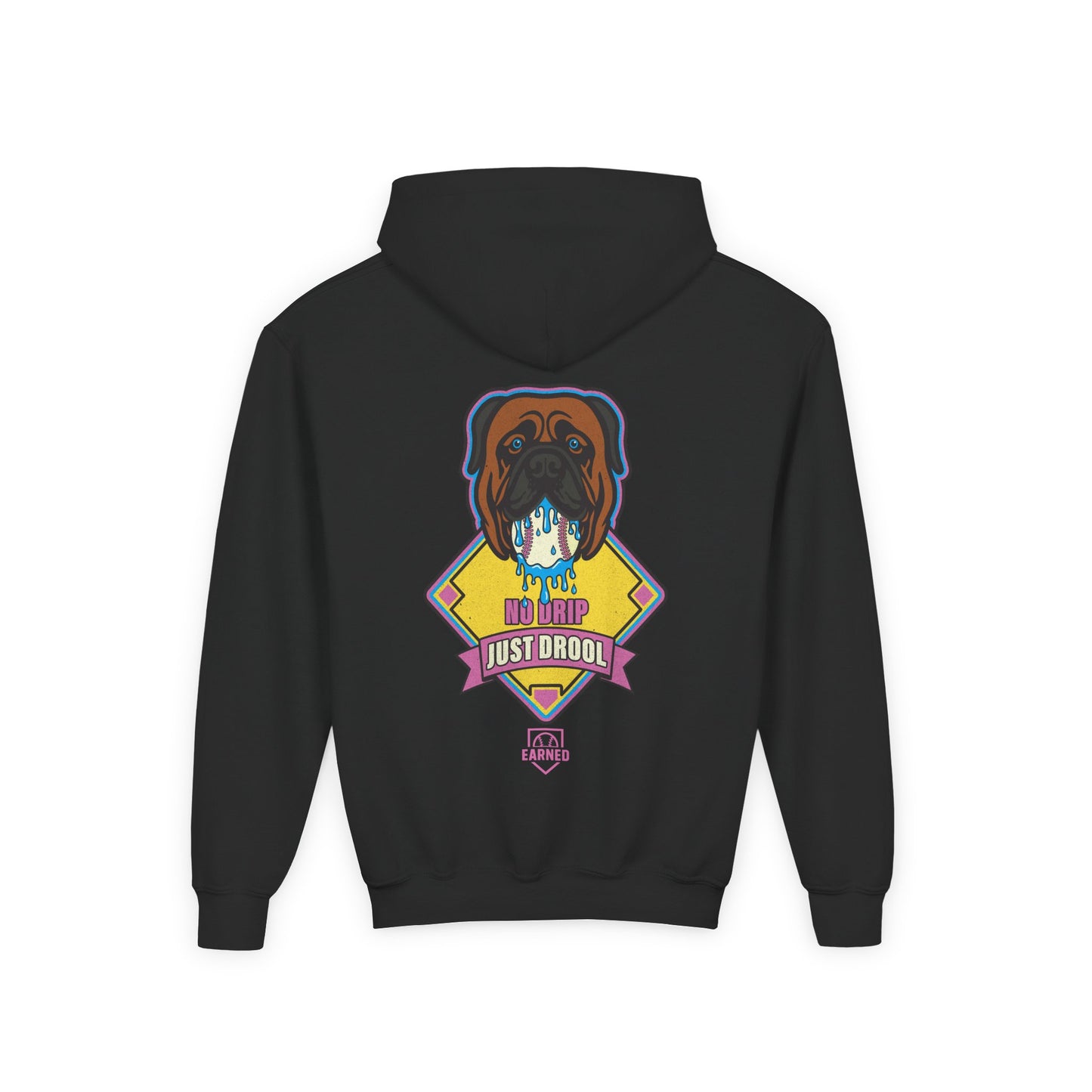 NO DRIP. JUST DROOL. Youth Hoodie - BARK PARK Collection