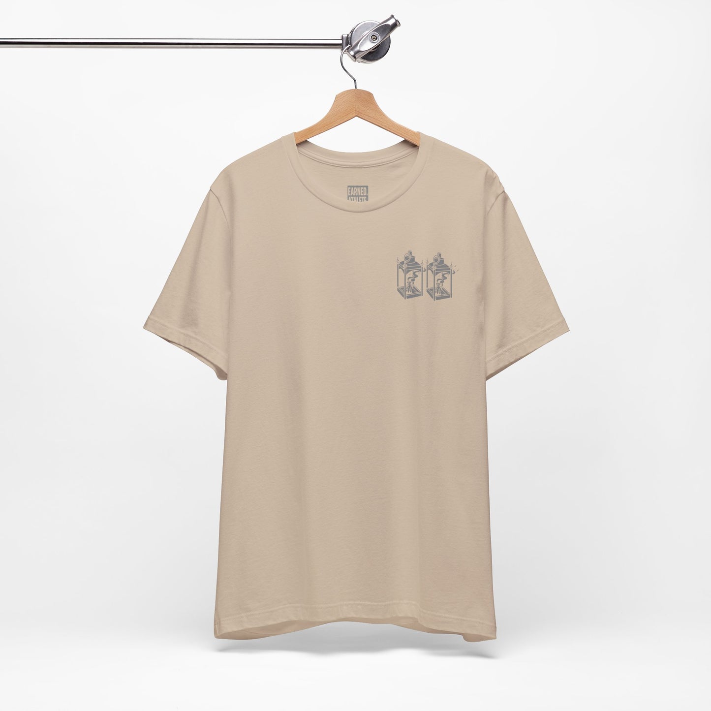 ONE IF BY LAND, TWO IF IT'S A DOUBLE Tee (Paul Revere White)