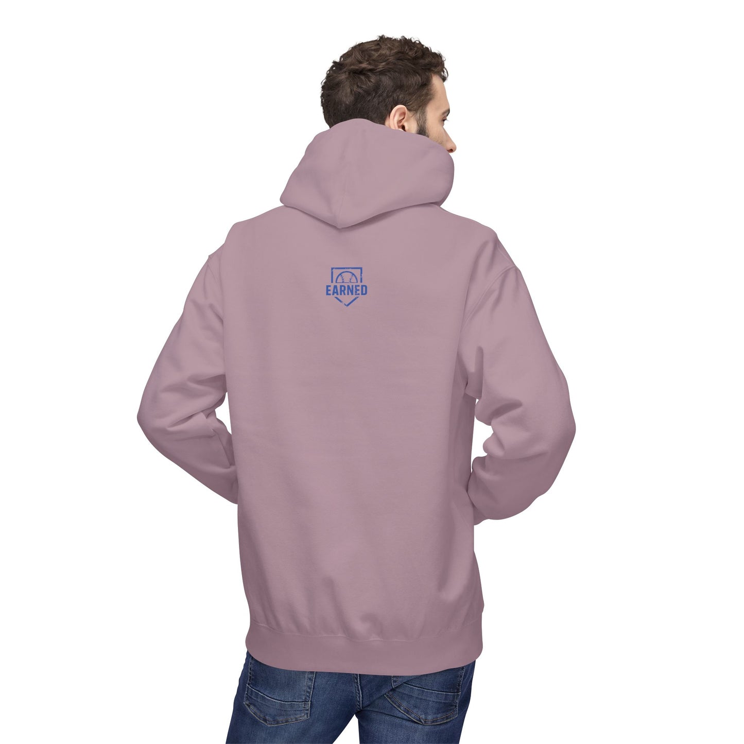 EYE BLACK NATION Adult Hoodie (Blue Font)